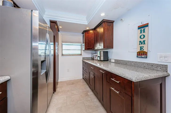 Buffet and Prep area in the Kitchen