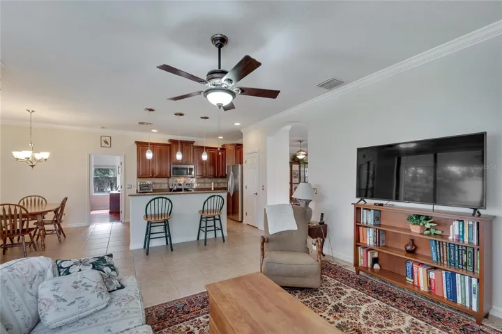 Family Room to Kitchen View