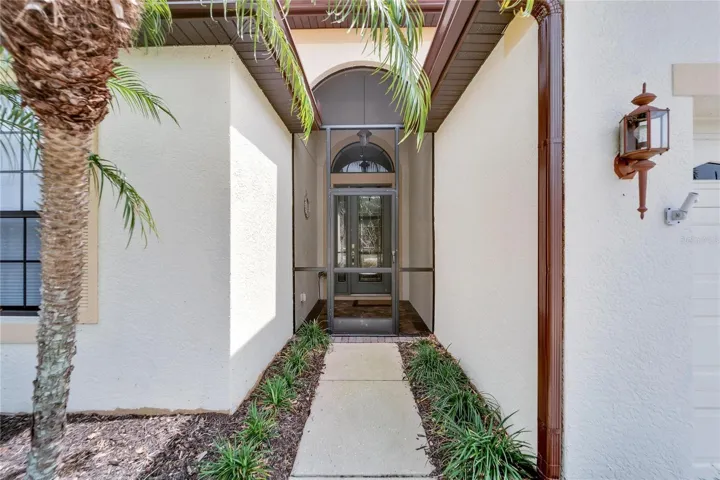 Exterior Front Screened Entry