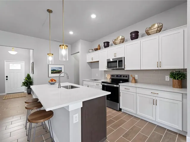 Virtually Staged Kitchen
