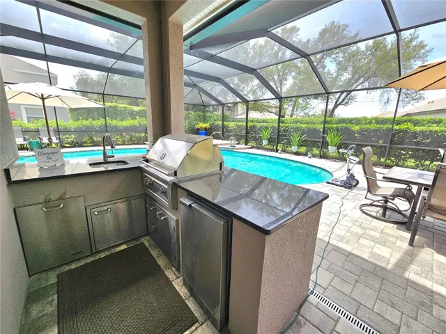 Outside kitchen