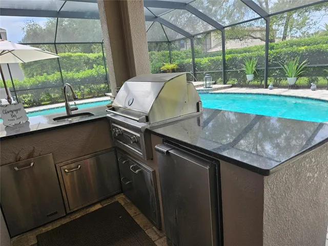 Outside kitchen