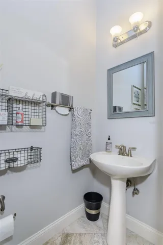 1st floor half bath