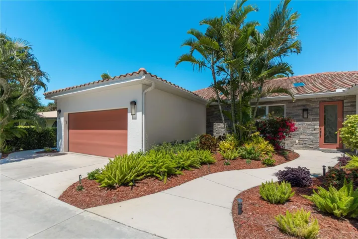 Front Left of home circle driveway