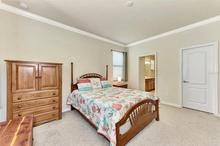 Primary Suite with Crown Molding