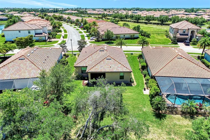 Aerial View Rear of House