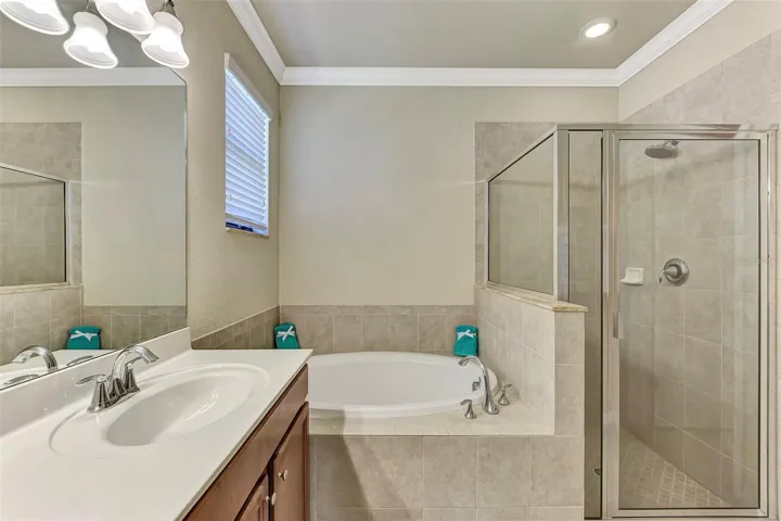 Soaking Tub & Stall Shower
