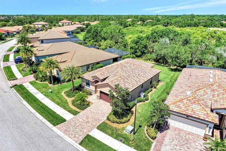 Aerial View with Protected Preserve in Rear