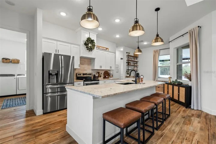 Kitchen model home.