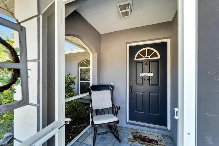 Exterior Front Screened Entry