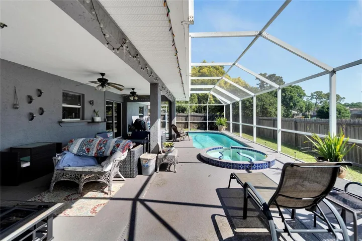 Screened Pool View