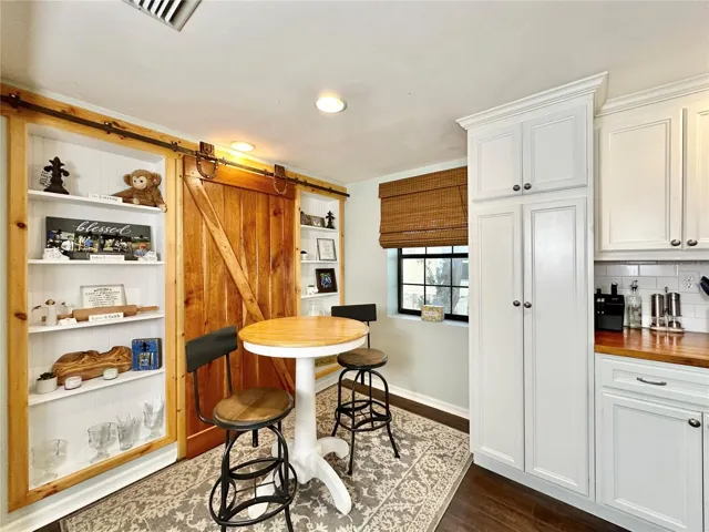 Barn door pantry