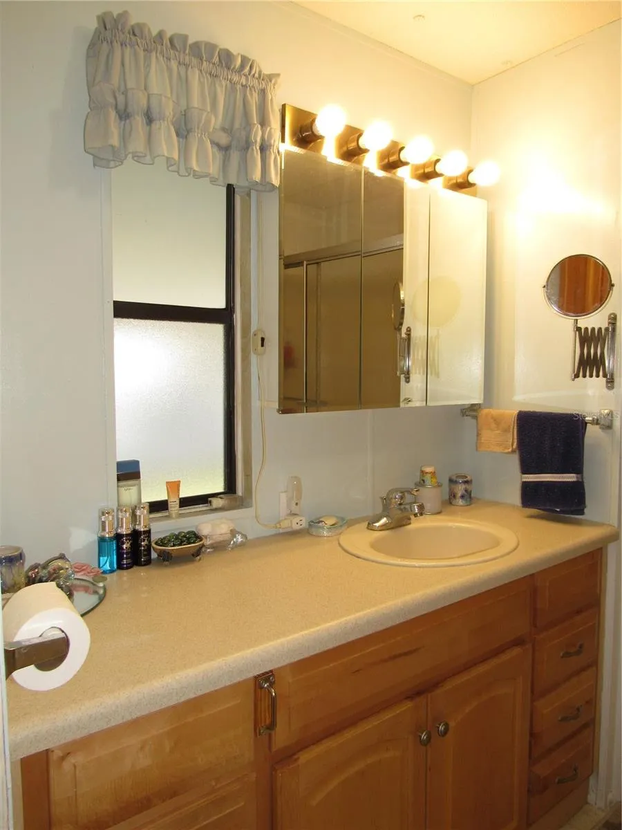 updated vanity &amp; countertop.