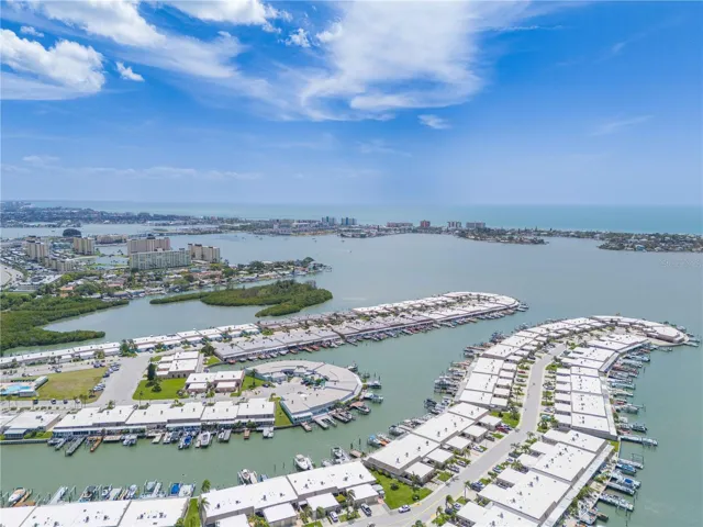 Aerial View of location and community with a long water view to the west