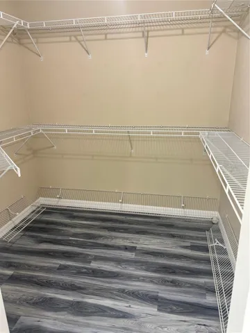 Primary closet