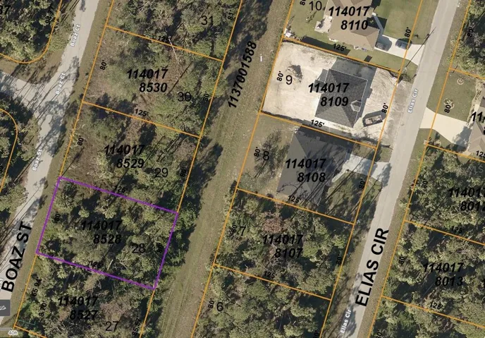 Wide green space behind lot for added privacy.