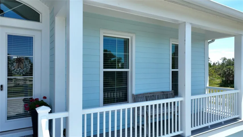 Enjoyable front porch