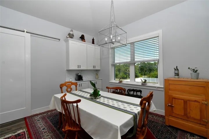 Dining area