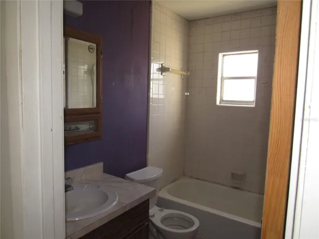 BATHROOM #1  TUB WITH SHOWER