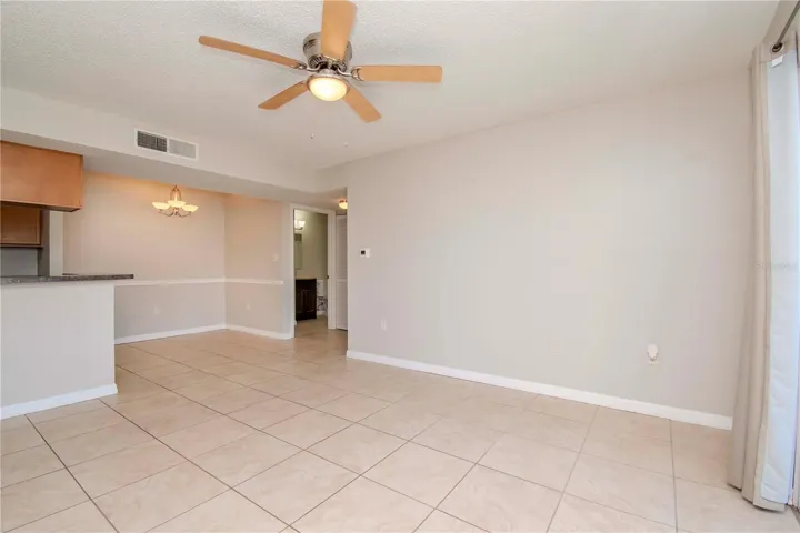 Living Room w/ Ceramic Tile