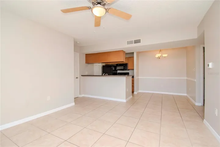 Living Room w/ Ceramic Tile