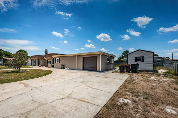 Large lot with Circle Driveway