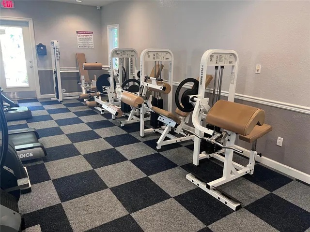 Fully equipped gym