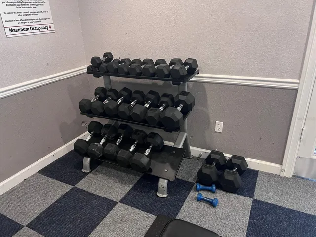 Fully equipped gym