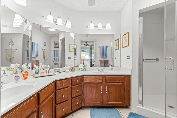 Double Corner Vanity