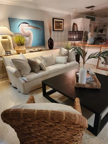 Living Room--Beautiful Terrazzo Floors