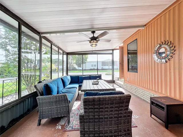 Screened porch