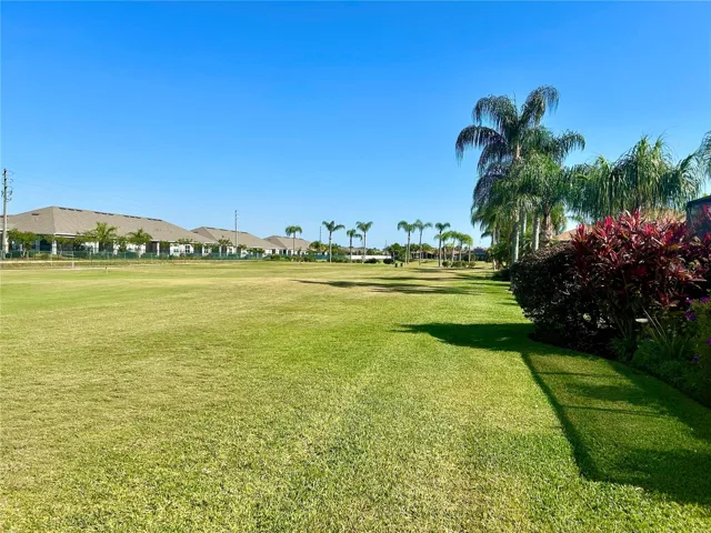view down the fairway