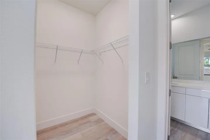 Walk in closet one
