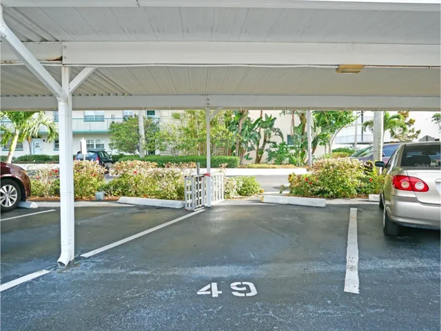 New owners covered parking spot