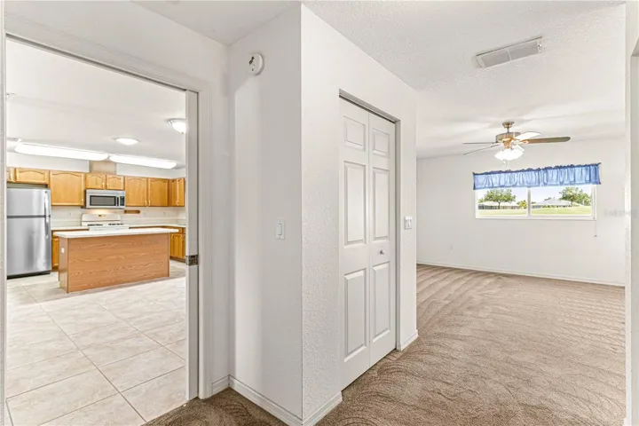 Primary Suite is just steps away from the kitchen
