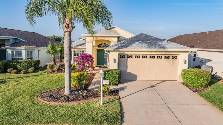 Covered entry with great curb appeal