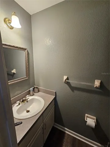 half bath in third bedroom