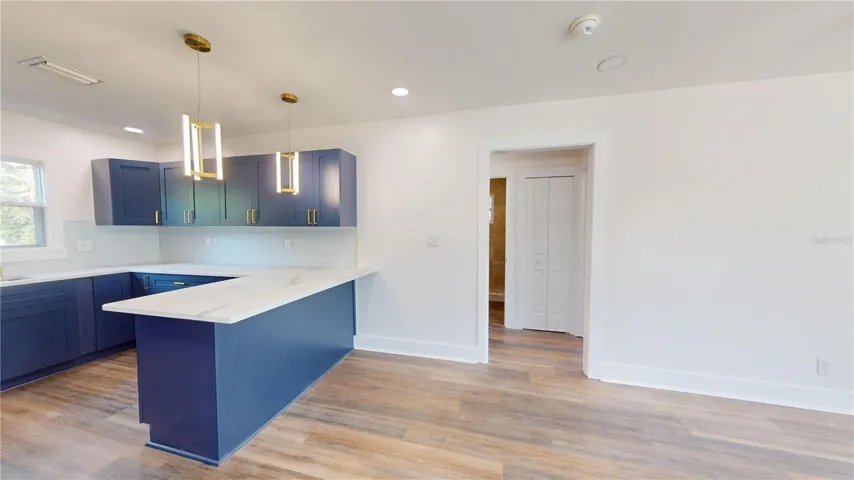 Secondary home kitchen & living room combo