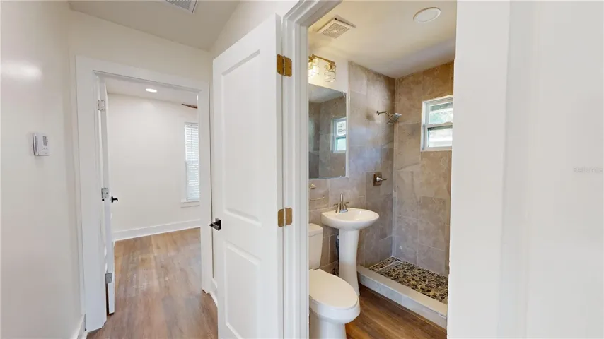 Secondary home hallway