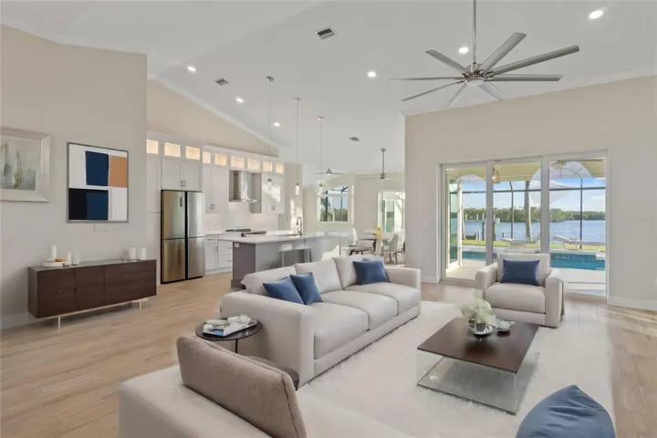 Living Room Virtually Stage