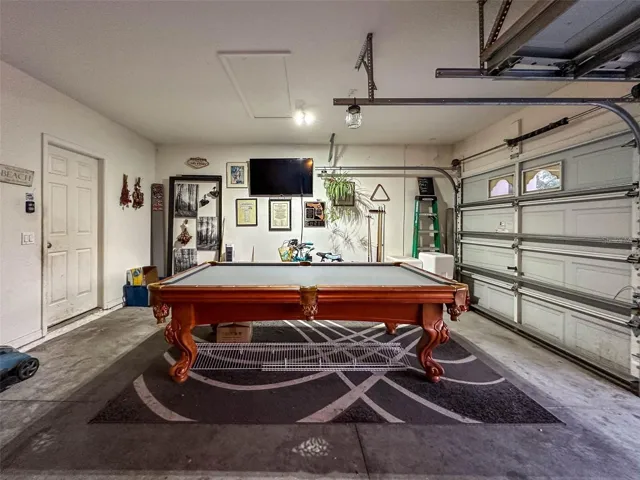 Golf cart or man cave area