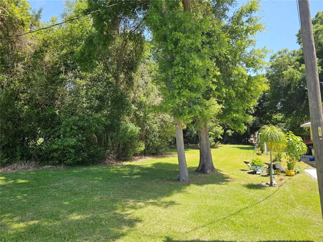 Right side of the property