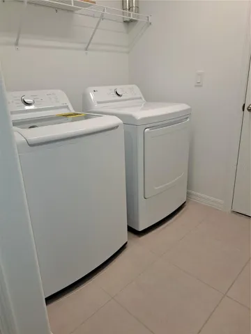 Laundry area