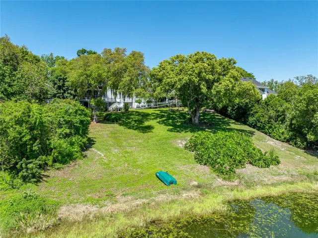 Back view from lake