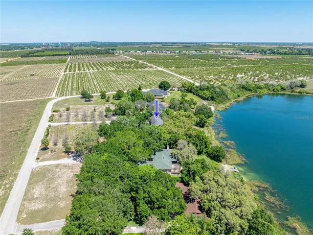 Aerial looking North