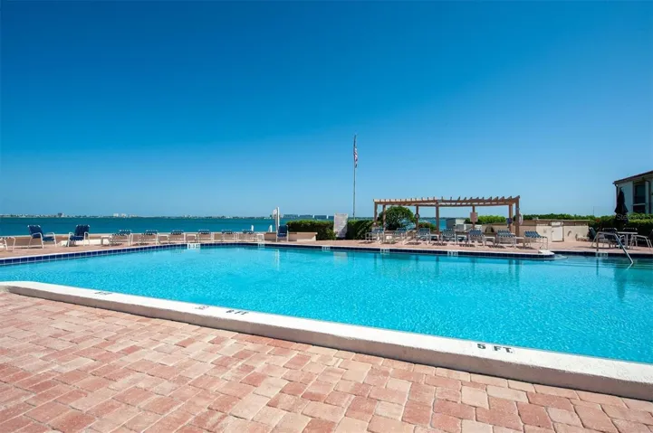 Heated Pool Overlooks Boca Ciega Bay