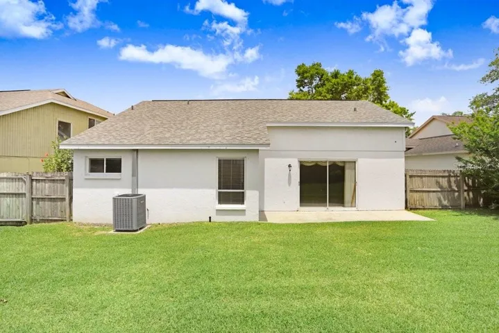 Oh my goodness, this backyard is huge, completely fenced, and well-maintained!  Perfect for a pool or even just for the kids or fur babies to run and play!