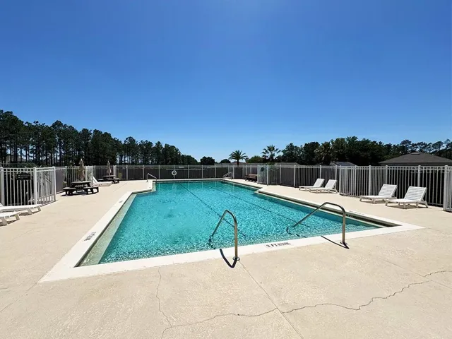 Community pool area