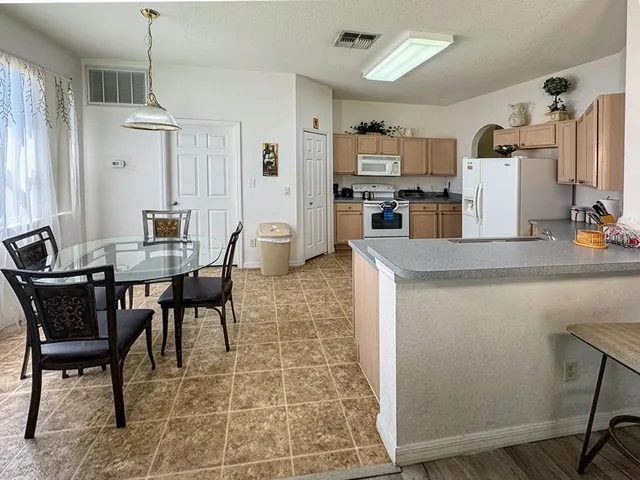 Kitchen and dining room