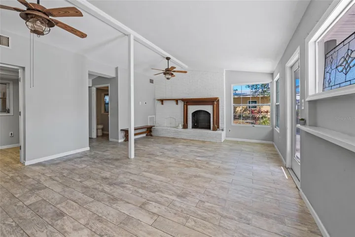 Family Room with Fireplace.